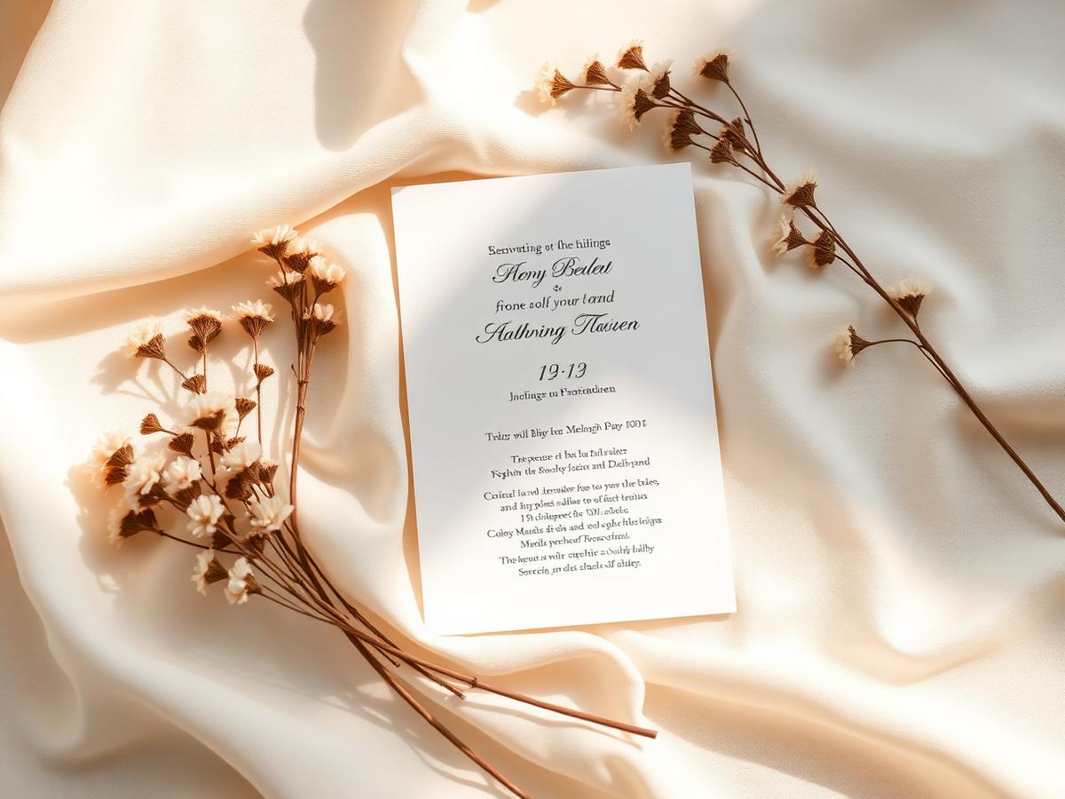 Wedding website example